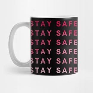 Stay Safe (Red) Mug